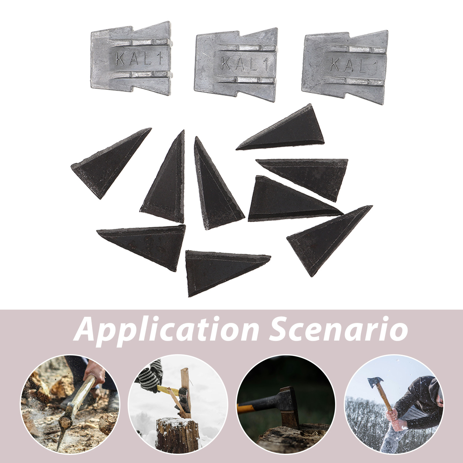 12Pcs Axe Handle Wedges Metal  - đánh giá và giá Tools For Metal Workshop