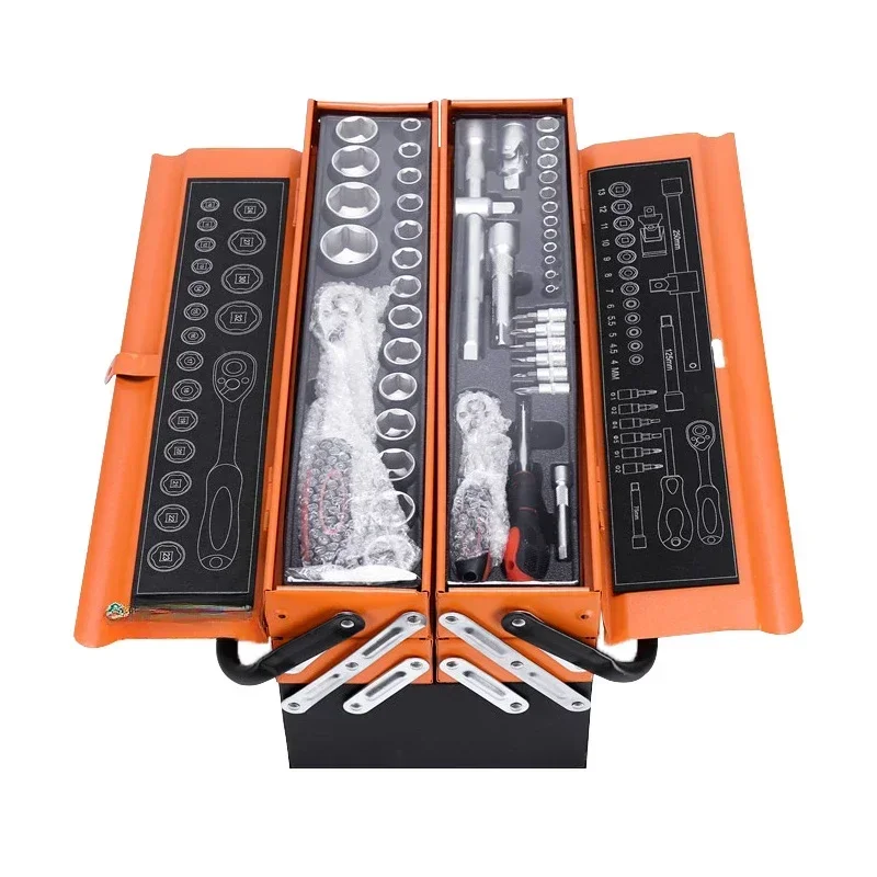Tool Set Iron Box With 3 Drawe - đánh giá và giá Workshop Tools Price