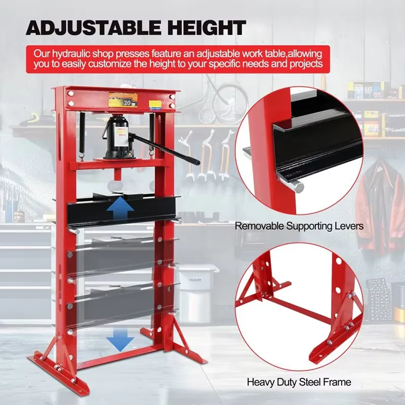 20 Ton H-frame Hydraulic Works - đánh giá và giá Workshop Tools Used